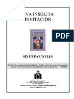 Paz Wells Sixto - Una Insolita Invitacion