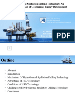 Hydrothermal Spallation Drilling Technology