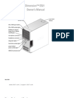 Dell™ Dimension™ E521 Owner's Manual: Model DCSM