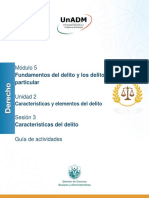 Módulo 5: Fundamentos Del Delito y Los Delitos en Particular