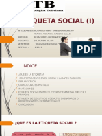 Etiqueta Social I RR - Ii