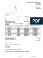 Policy Statement As at 03-Mar-2020: Print Date: Tuesday, March 3, 2020