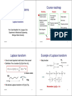 ME451: Control Systems Course Roadmap