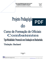 Projeto Pedagogico Curso CFOBM PARÁ 2016