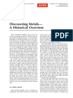 Discovering Metals - A Historical Overview