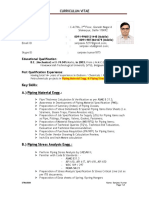 Curriculum Vitae: Key Skills A.) Piping Material Engg.