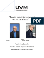 Teoria Administrativa Del Estructuralismo