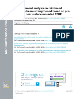 Finite Element Analysis On Reinforced Concrete Beam Strengthened Based On Pre-Stressed Near Surface Mounted CFRP