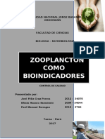 Zooplancton Como Bioindicadores