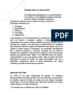 INFORME CRM Y SU APLICACION Actividad 1