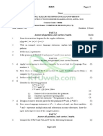 Answer All Questions, Each Carries 3 Marks.: Ɛ Ambiguous? Justify Your Answer