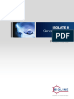 Genomic DNA Kit: Isolate Ii