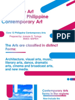 Integrative Art Applied To Philippine Contemporary Arts.