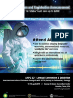 AAPG 2011 Annual Convention & Exhibition - Technical Program & Registration Announcement