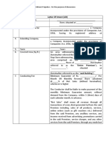 LOI Sample Format