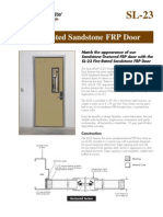 Fire Rated Sandstone FRP Door Brochure