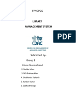 Synopsis: Management System