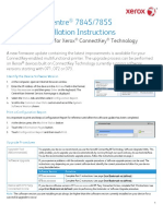 Xerox Workcentre 7845/7855 Software Installation Instructions