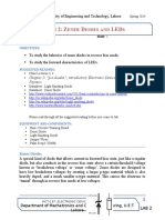 Lab 2: Z D LED: Ener Iodes AND S