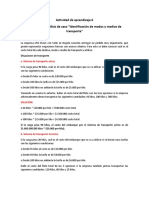 Evidencia 7 Análisis de Caso Identificación de Modos y Medios de Transporte