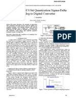 The Design of N Bit Quantization Sigma-Delta Analog To Digital Converter