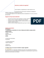 Lab Química, Práctica #1. - Equipo de Laboratorio y Medidas de Seguridad