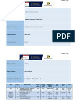 Cronograma Trabajo Social