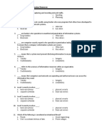 Chapter 5: Protecting Information Resources Multiple Choice