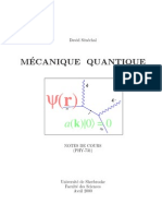 David Senechal 2000 Quantique Note Court