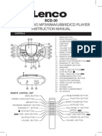 Lenco SCD-30 Manual ENG