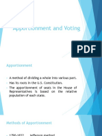 Apportionment and Voting PDF