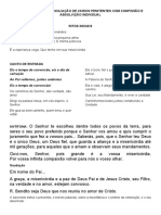 Ritual para A Reconciliação de Varios Penitentes Com Confissão e Absolvição Individual