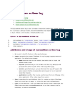 Attributes and Usage of Jsp:Usebean Action Tag