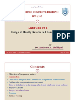 CE 370-Lecture-12 (Design of Doubly Reinforced Beam Sections) (Read-Only) PDF