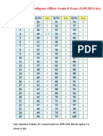 MHA IB ACIO Paper 4 Answer Key