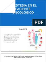 Anestesia en Paciente Oncologico PDF