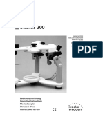 Stratos 200: Bedienungsanleitung Operating Instructions Mode D'emploi Istruzioni D'uso Instrucciones de Uso