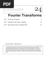 Fourier Transforms: Learning Outcomes