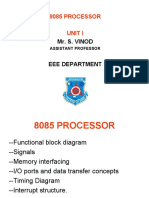 8085 Processor Unit I: Mr. S. Vinod