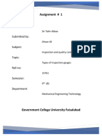 Inspection Gauges Types