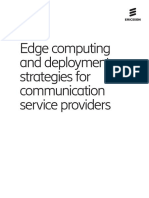 Edge Computing and Deployment Strategies For Communication Service Providers