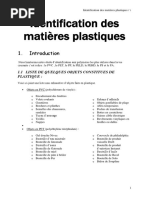 5 TQPLASTIdentification Des Matiares Plastiques