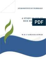 A Study On Use of Rice HUsk Ash in Concrete - M.B.G Sameer Kumar