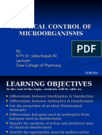 Chemical Control of Microorganisms