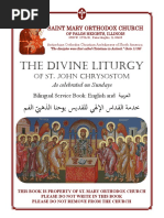 Bilingual Divine Liturgy of ST John Chrysostom ST Mary Palos Heights Illinois