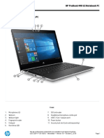 Quickspecs: HP Probook 440 G5 Notebook PC