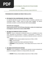 Programacion Fidesc 2019-2