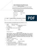 Ulangan Tengah Semester Ii TAHUN PELAJARAN 2019/2020