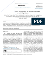 Effect of ZN Addition On Microstructure and Mechanical Properties Ofanal - Mg-Si Alloy