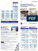 Ultramax Dimming: Bi-Level Dimming & Load Shed 0-10V Dimming Instant Start Ballasts